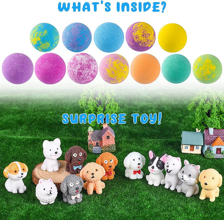 Bath Bombs for Kids with Toys Inside