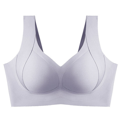Side Coverage and Anti-Sagging Wire-Free Bra