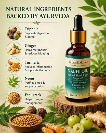 Natural Ayurvedic Nabhi Belly Button Care Oil