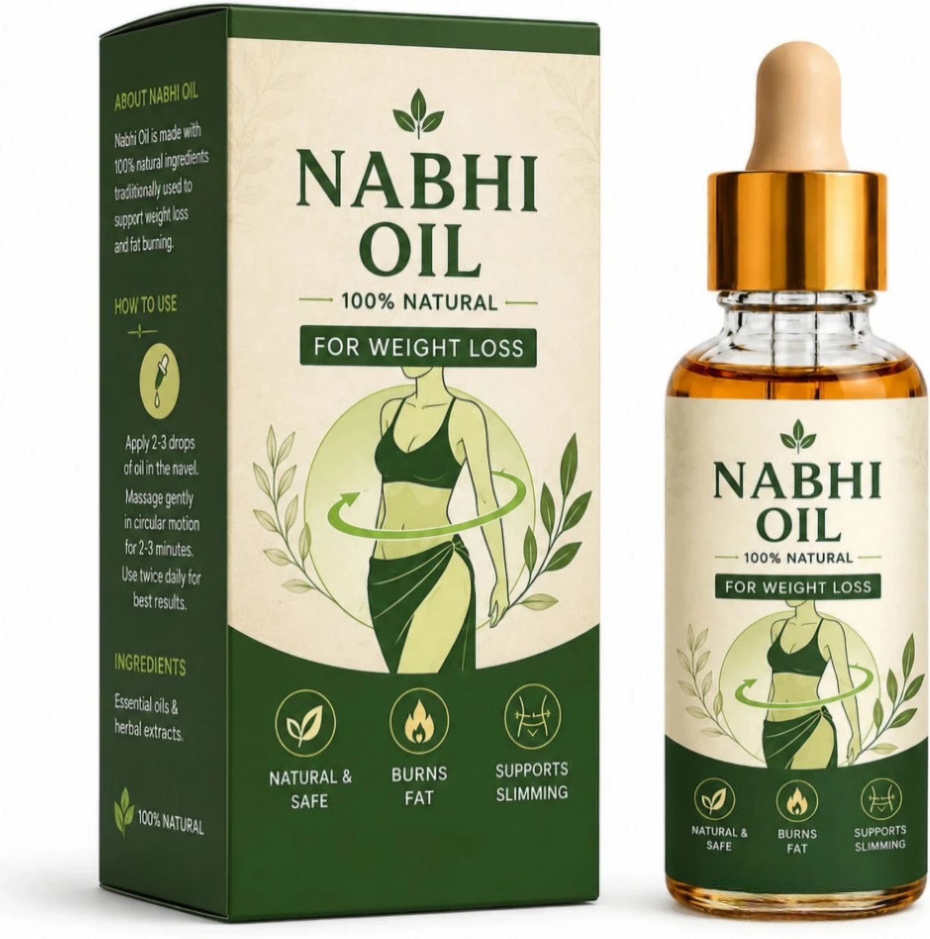 Natural Ayurvedic Nabhi Belly Button Care Oil