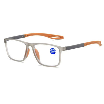 Fashionable silicone sports reading glasses