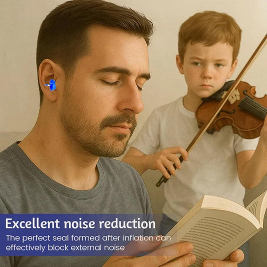 Inflatable Silicone Earplugs ( PAIR )
