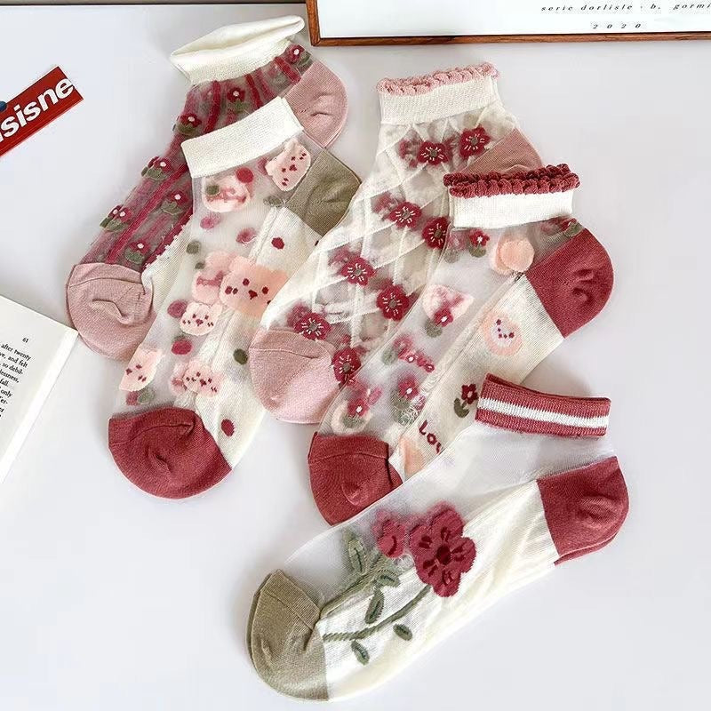 Breathable Mesh Ankle Socks