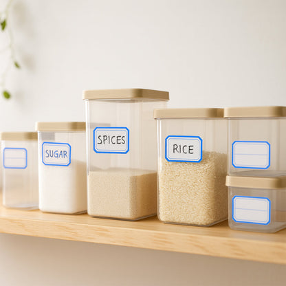 Multipurpose Writable Blank Label Sticker Sheets