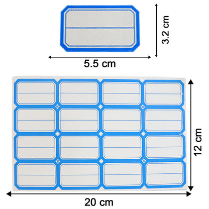 Multipurpose Writable Blank Label Sticker Sheets