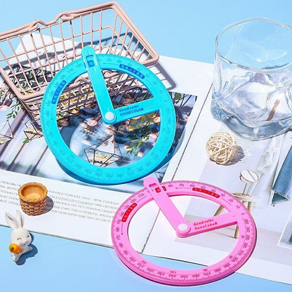 360° Rotatable Activity Angle Ruler for Students