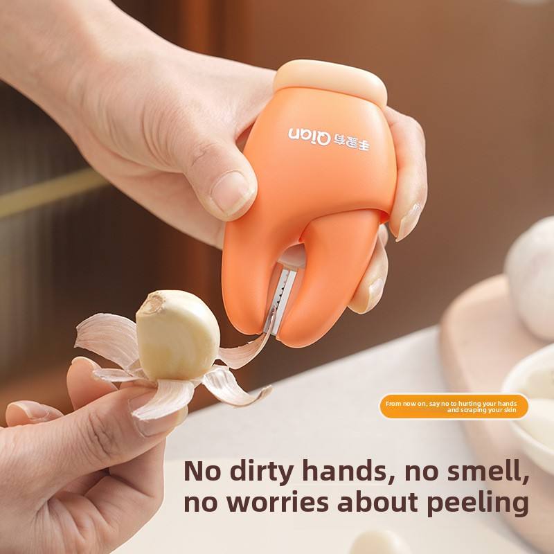 2-in-1 Magnetic Garlic Peeler & Ginger Scraper