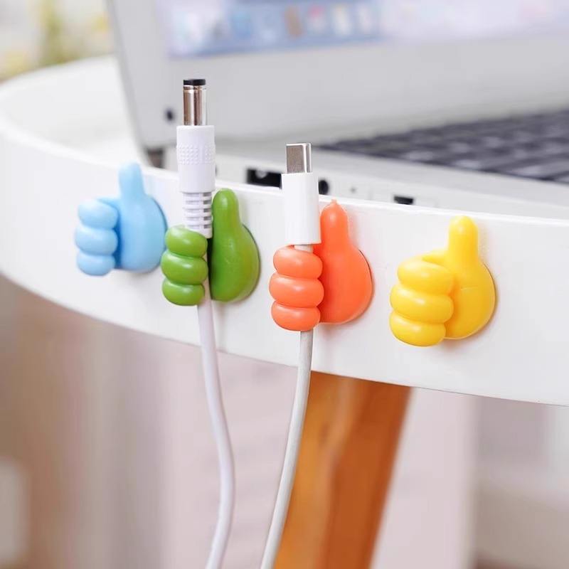 Silicone Thumb Hook & Cable Management Organizer