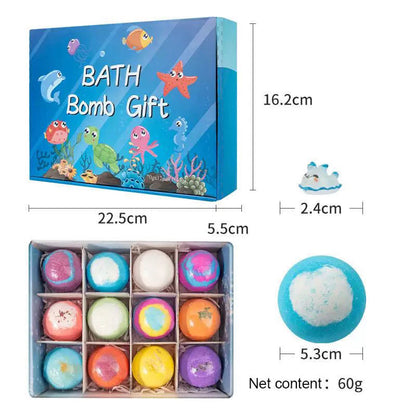 Natural Essential Oil Kids Bubble Bath Bombs Gift