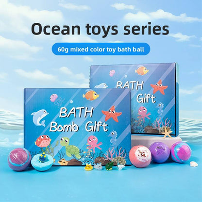 Natural Essential Oil Kids Bubble Bath Bombs Gift