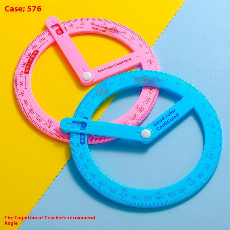360° Rotatable Activity Angle Ruler for Students