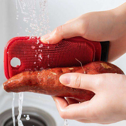 3-in-1 Multifunctional Kitchen Scrub Brush & Pot Scraper