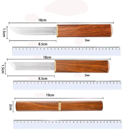 2-in-1 Mandarin Duck Double-Sided Knife
