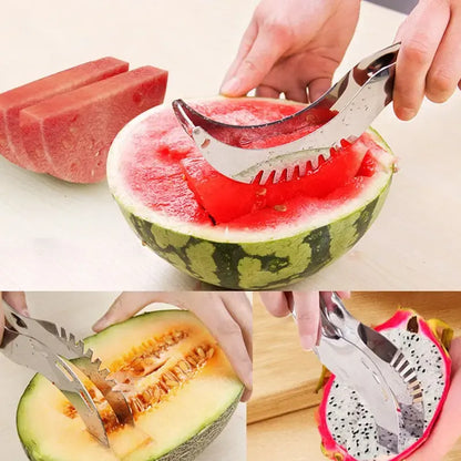 Ultimate 2-in-1 Watermelon Slicer & Server: Fast, Mess-Free & Perfect Slices!
