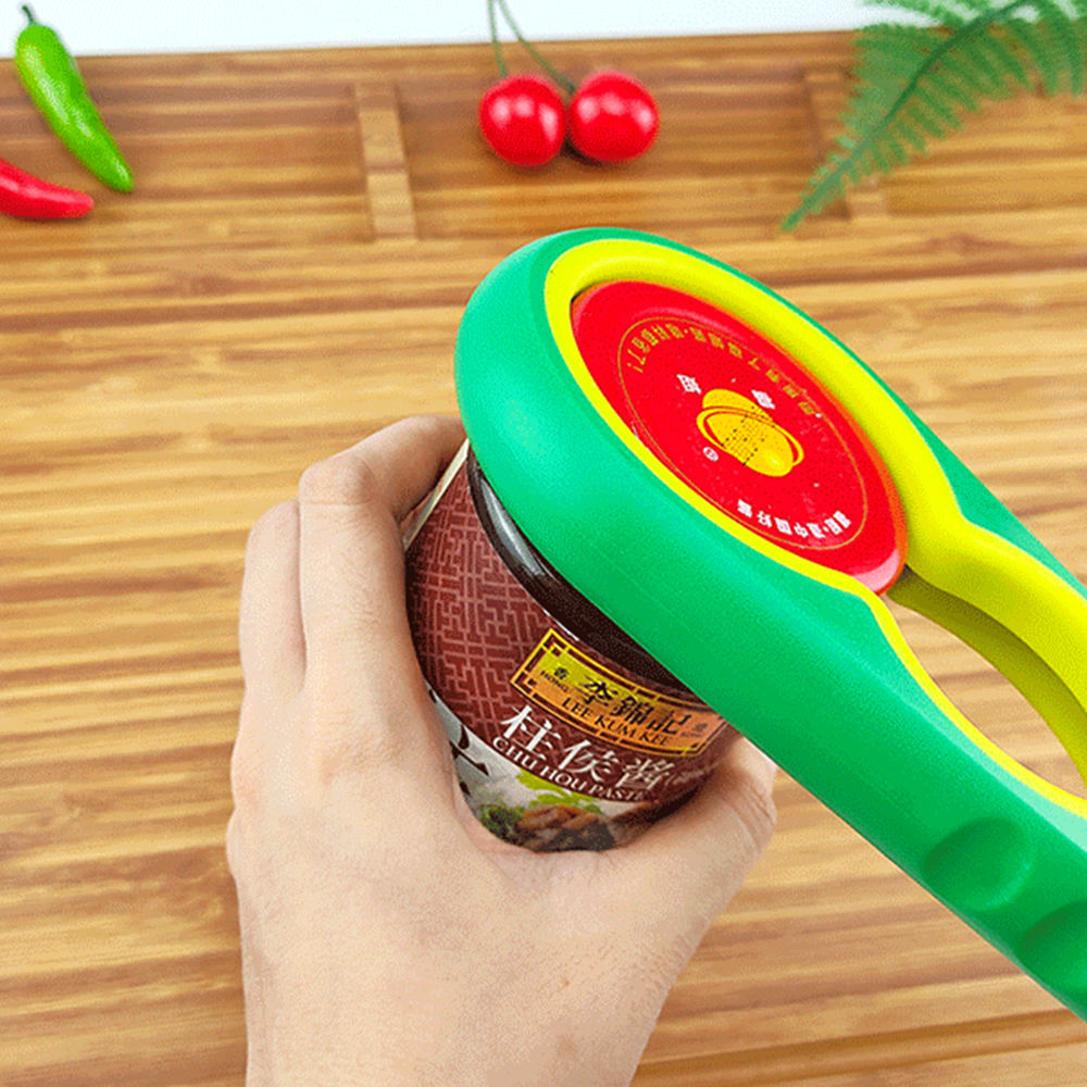 4-In-1 Multifunctional Non-Slip Jar Opener & Bottle Opener Tool