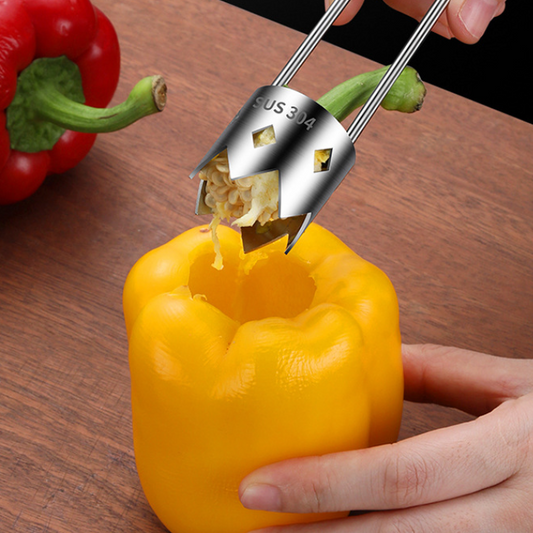 Stainless Steel Pepper Seed Corer