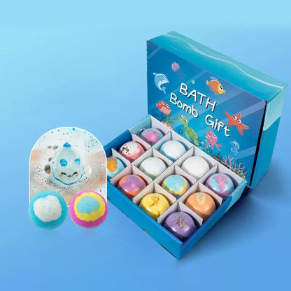 Natural Essential Oil Kids Bubble Bath Bombs Gift