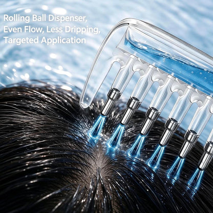 2 in 1 Hair oil applicator comb
