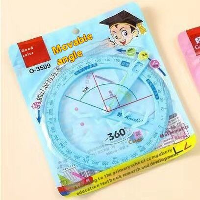 360° Rotatable Activity Angle Ruler for Students