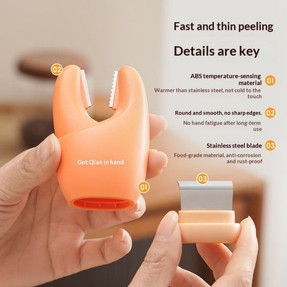 2-in-1 Magnetic Garlic Peeler & Ginger Scraper
