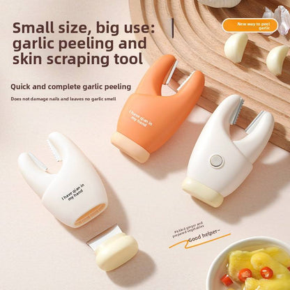 2-in-1 Magnetic Garlic Peeler & Ginger Scraper