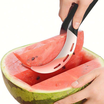 Ultimate 2-in-1 Watermelon Slicer & Server: Fast, Mess-Free & Perfect Slices!