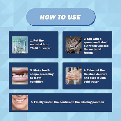 Moldable False Teeth (PACK OF 2)