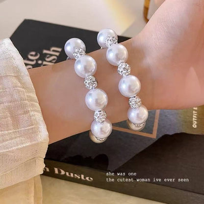 Pearl Bracelet & Hair Tie