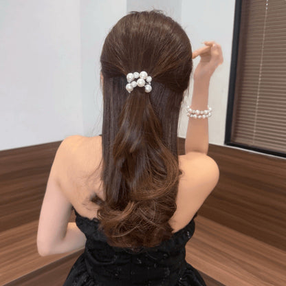Pearl Bracelet & Hair Tie