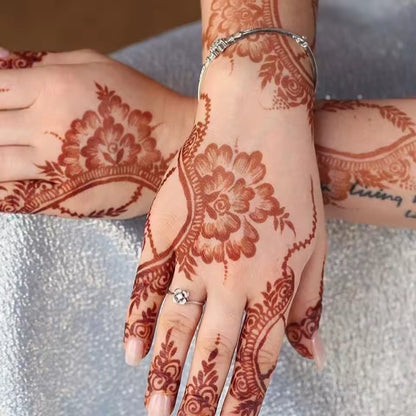 Reusable Stencil for Henna Flower Mehndi Design