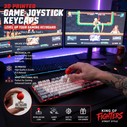 3D Printed Plastic Gaming Joystick