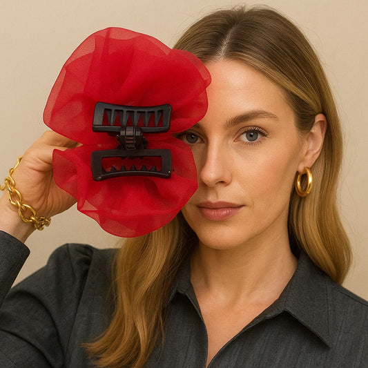 Rose Hair Claw Clip