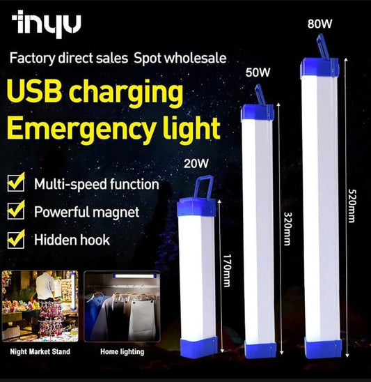 USB Charging Emergency Light With Mobile Charging Feature (30 CM)