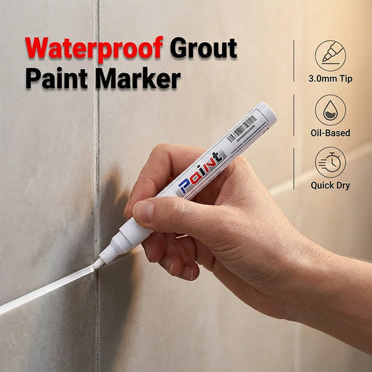 Waterproof Tile Grout Marker Pen for Kitchen & Bathroom Restoration