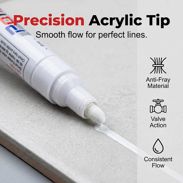 Waterproof Tile Grout Marker Pen for Kitchen & Bathroom Restoration