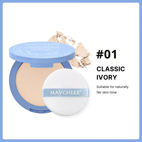 Waterproof Long-Lasting Matte Beauty Powder Cake