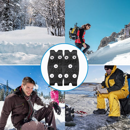 ❄️Manganese Steel Spikes Anti-Slip Shoe Covers