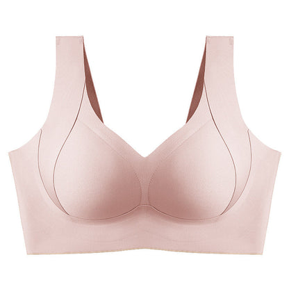 Side Coverage and Anti-Sagging Wire-Free Bra