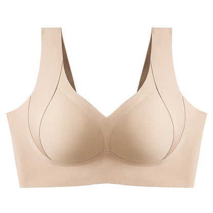 Side Coverage and Anti-Sagging Wire-Free Bra