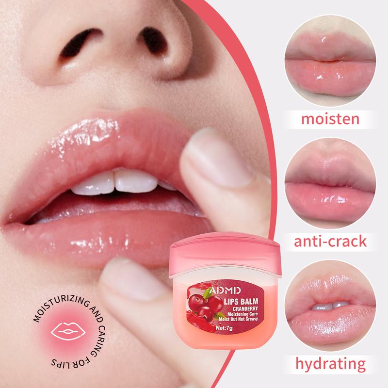 8Pcs Fruit Flavored Lip Care Set