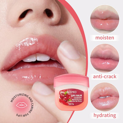 8Pcs Fruit Flavored Lip Care Set