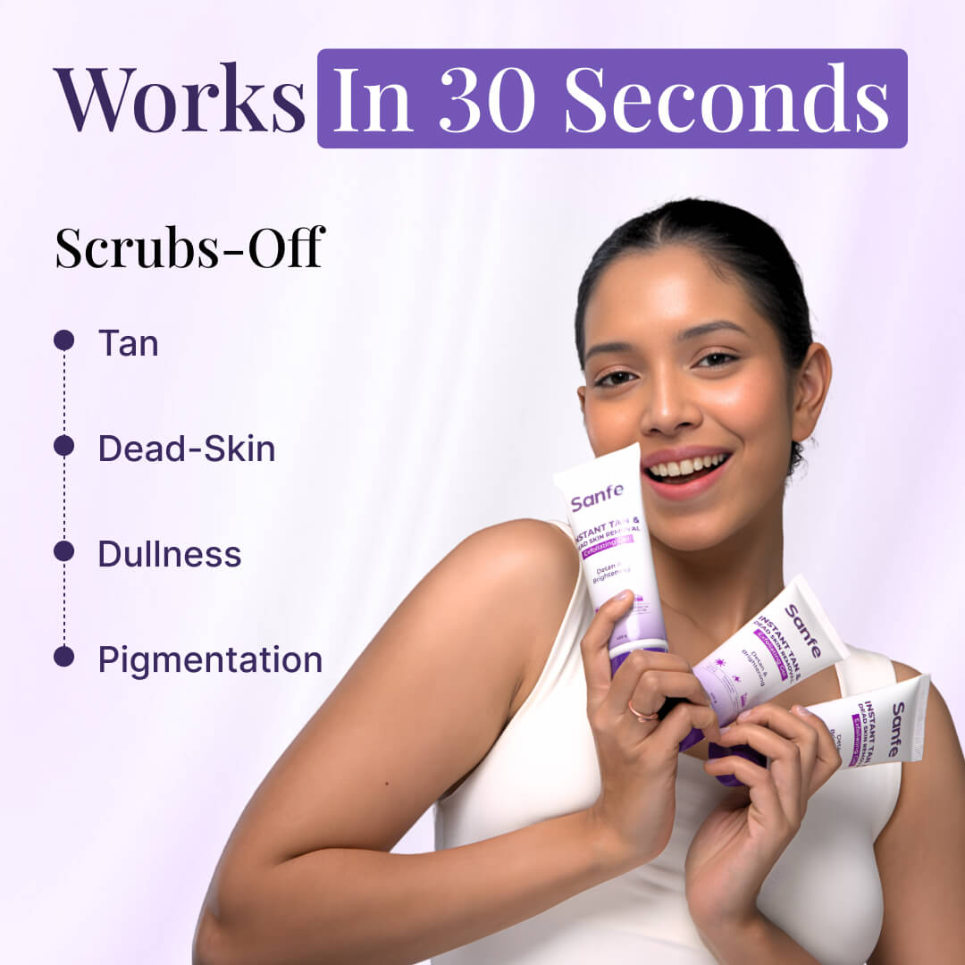 Sanfe Instant Tan & Dead Skin Removal Exfoliating Gel