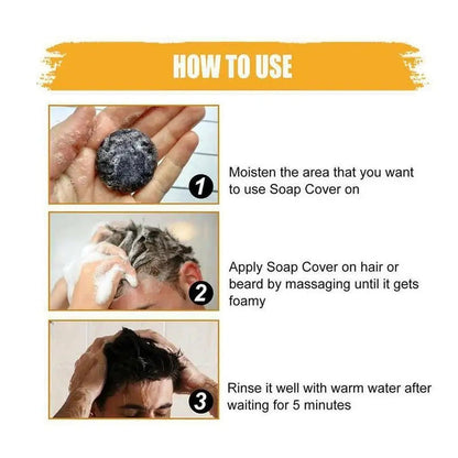 Hair darkening Soap shampoo