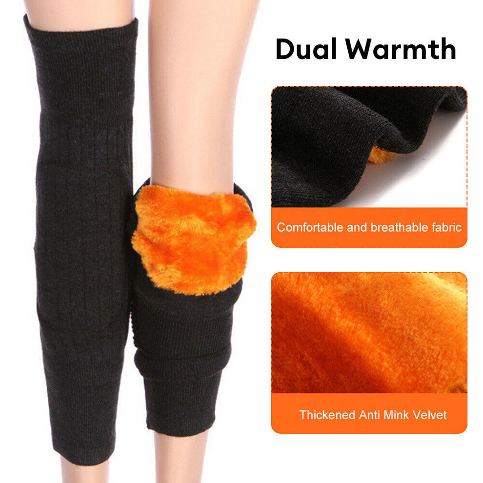 2 Pcs Winter Leg Knee Warmer
