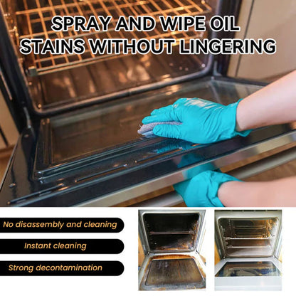 Heavy-Duty Oven & Grill Cleaner Spray Instant Grease & Stain Remover