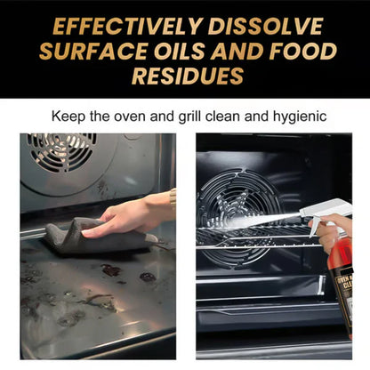 Heavy-Duty Oven & Grill Cleaner Spray Instant Grease & Stain Remover